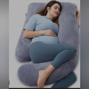 Full Body Maternity Pillow - Gray